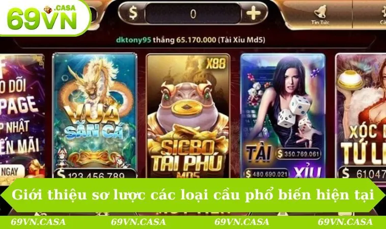 Cách Bắt Cầu Tài Xỉu Dễ Nắm Bắt Dành Cho Bạn Mới 2025 1 Giới thiệu sơ lược các loại cầu phổ biến hiện tại