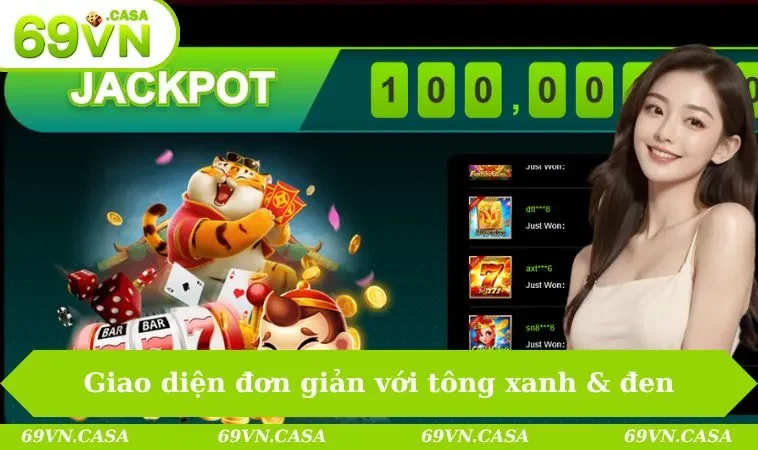 Home 28 Giao diện đơn giản với tông xanh & đen